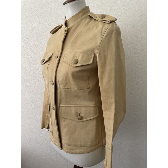 3.1 Phillip Lim Jacket Lamb Leather Button Front FLAW - Picture 10 of 16